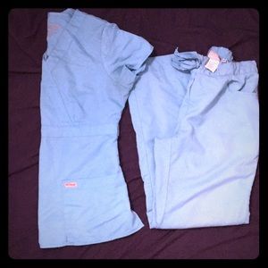 Lot of Scrubs! 2 sets+ button down jacket & 1 top